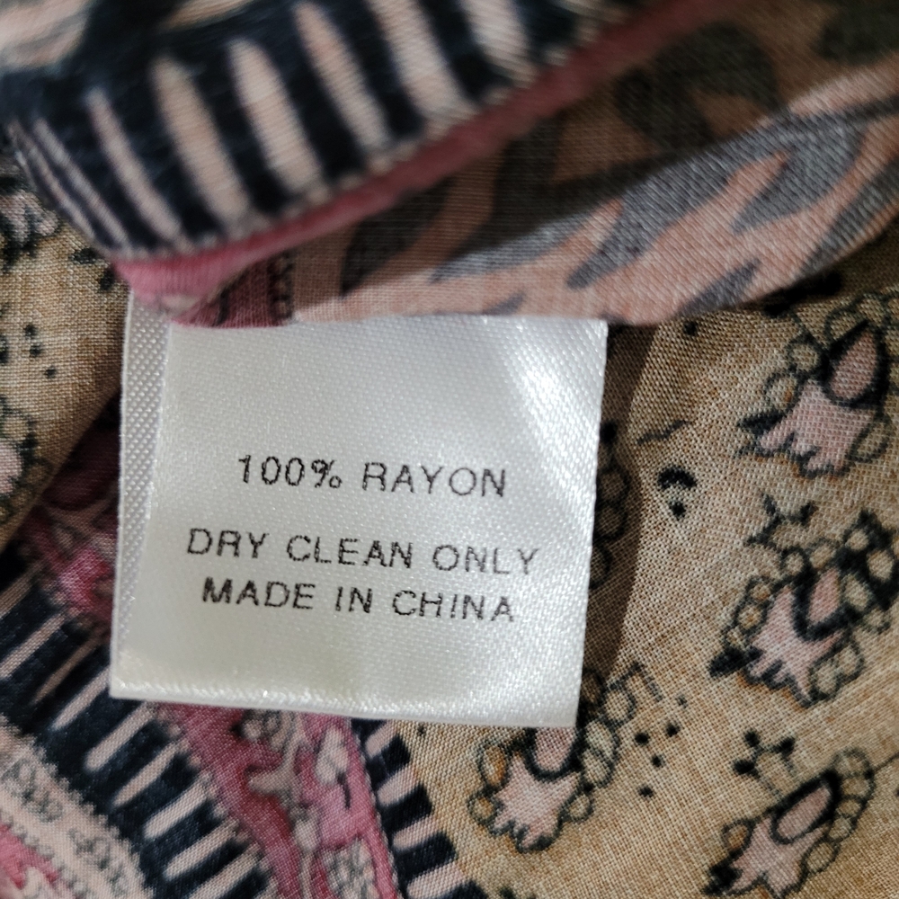 Hazel Anthropologie Patterned Button-down Shirt S… - image 8